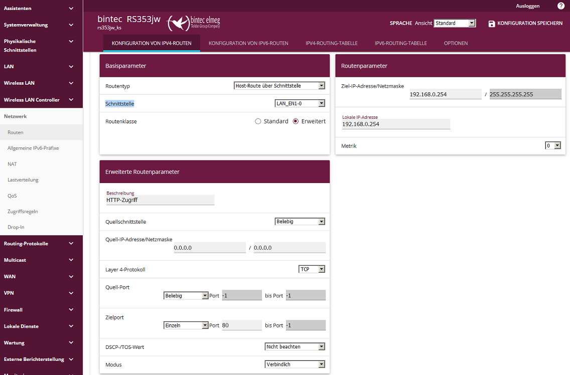 Bintec Router-Serien Und Be.IP-Serie - Hinweise Zum Anlegen Einer ...